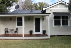 38 Iris St, Moree NSW 2400 RENOVATED WEATHERBOARD HOME WITH POLISHED FLOORS, INCLUDING NEW PLUMBING & ELECTRICAL. TASTEFUL DECOR THROUGHOUT. * 3 BEDROOMS - BUILT-INS IN MAIN * OFFICE * STYLISH MODERN KITCHEN * LOUNGE ROOM - LOG FIRE, S/SYSTEM & GAS POINT * BATHROOM - UNDERFLOOR HEATING * LAUNDRY - ABUNDANT STORAGE + EXTRA TOILET * SPACIOUS COVERED DECK * 6M X 6M LOCKABLE SHED * DUCTED EVAPORATIVE COOLING * WELL ESTABLISHED LAWN & GARDENS * WATERING SYSTEM TO GARDENS * FULLY FENCED YARD