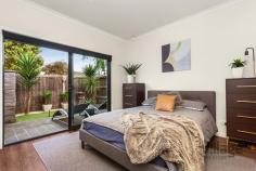 38/132 Mason Street, Newport VIC 3015 $550,000 - $600,000 A position privileged by almost instant access to the parklands of Newport Lakes Reserve. Set back off Mason Street in Dawson Road this unit provides the perfect backdrop to this spacious, sophisticated unit, made memorable by its impeccable entertaining credentials. _luxuriously large living area with bifold doors leading out _shaded alfresco meals area, pristine screened courtyard _bar-style dining the perfect addition to stone/SMEG kitchen _the bedroom opens to its own no-maintenance garden _built-in-robe, polished bathroom with ensuite convenience _new custom flooring, double glazed serenity _euro laundry, split system heating & cooling in living _secure garage with auto door accessed from Dawson St _easy walk to parks, and both Mason St & Challis St cafés