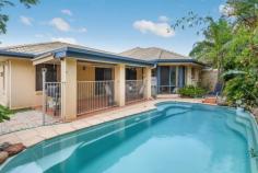 8 Pintail Street, North Lakes, QLD 4509 $569,000+ A must to inspect, this stylish quality residence is situated in a quiet, convenient North Lakes location within Shearwater release, close to transport, schools, childcare, Westfield & shopping district and an easy stroll, (less than 300m) to Golf Course and Clubhouse as well as Lake Melaleuca and its surrounding parks and playground areas! Purposely designed with family enjoyment in mind, this home offers a vast array of quality lifestyle features, all on display within a well thought-out, open plan layout that offers the perfect entertaining flow. Sit back and relax in your own private entertaining area overlooking the large sparkling inground pool, or enjoy pure contentment inside with several air-conditioners and ceiling fans throughout the home providing ultimate, all year-round comfort. With an abundance of space inside, afforded by the separate study and multiple large living zones, catering for the needs of every family member will be a breeze.