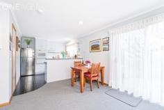 1/11 Lovett Street Devonport TAS 7310 $227,000 This neat brick veneer unit reflects all the signs of a well-maintained home and enjoys an easy-care lifestyle, whilst allowing the opportunity to enjoy a beautifully landscaped yard. In terms of location, it doesn't get any more convenient with a bus stop positioned directly opposite, and the Valley Road shopping facilities, Doctors surgery and Pharmacy close by. The functional plan consists of a sunny open plan kitchen, dining and living area, two bedrooms with built in robes, well-appointed bathroom with a bath and shower, separate toilet, and a separate laundry accessed via the single garage. The unit has been meticulously maintained, including new carpet throughout, new security doors, new window coverings, and freshly painted, allowing you the opportunity to move straight in. Co-joined with one other owner-occupied unit, no active body corporate in place.