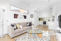 1/19 Norwood Street Albion VIC 3020 This beautiful and stylish townhouse has been designed maximizing light and space, epitomizing modern living. Nestled at the front of a brand new complex with only 3 in a block, it is a peaceful and private place to come home to. Spacious kitchen with stone benchtop adjoining living and separate dining. Three bedrooms with built in robes are serviced with spacious central bathroom including bath and shower, plus 2 separate toilets. Featuring all the hallmarks of a quality investment such as ducted heating, evaporative cooling, roller blinds, water tank, low maintenance backyard, garage plus additional parking on separate driveway, this property offers exceptional value for money.