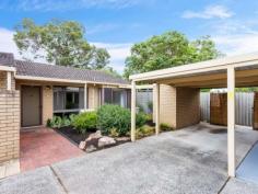 4/14 Brittain Street, Como WA 6152 $399,000 Privately situated at the rear of this small secure complex of 4, with a remote security gate across the driveway. This villa will impress and has been freshly renovated throughout, with a near new kitchen, brand new carpets and new paint throughout. Located in a super convenient street just 200 meters walk from Bread Espresso and Johnny's Fish and Chips. A short walk to bus stops, local parks and Penrhos. There is a spacious open plan living area with split system air conditioner. The kitchen is near new, modern and comfortable with stainless steel appliances and lots of cupboards and storage. Out the back is a great size patio and brick paved area, plus lush green established gardens. The master bedroom is very large with a bay window, split system air conditioner and 3 door built in robe. The bathroom is clean and tidy, perfect to transform to your own style and taste in the future. There is a huge separate w/c adjoining the bathroom, perhaps you could investigate if its possible to combine to create a dream bathroom. At the front of the home the is a carport, along with a lockable storeroom. First time on the market in 29 years, act quickly to avoid disappointment. Call, email or SMS to view. Russell White 0419 903 598