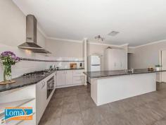 31 Firewood Vista, Yanchep WA 6035 $399,000 to $425,000 Put this super spacious home on the top of your viewing list. Built by Gemmill Homes and set on a quiet street, all the hard work has been done.– Four huge bedrooms with large built in robes – Two bathrooms with double shower to ensuite – Massive chefs style kitchen with 900 wide oven, range hood, dishwasher, triple fridge plumbed recess and 3 distinct work areas – Huge extended garage featuring workshop with plumbing to suit caravan or large 4×4 – High ceiling throughout – Ducted air conditioning – Rear roller door allowing access to back garden – Contemporary neutral decor throughout – Quality tiling throughout the home – Extended alfresco with provision for an outdoor plumbed kitchen and gas bbq – Ocean glimpes from alfresco and court yard – High quality liquid limestone to Alfresco – Extensive use of premium grade aggregate to driveway, front and entry – Timber lined ceiling to entry foyer