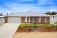 3 Muster Ct Thurgoona NSW 2640 $389,000 Located in a quiet court of a prestigious Thurgoona estate and surrounded by quality homes, this brand new Hotondo Home is set on 500m2 with views of the golf course from the front yard. Tastefully decorated in neutral colours, this home comprises 3 double bedrooms, main with walk in robe and ensuite and built-in robes to the remainder. Featuring a modern kitchen with gas cooktop, dishwasher and pantry adjoining the open plan family room and meals area. The main bathroom with shower, bath and separate toilet are central to the 2nd and 3rd bedrooms as well as the laundry with linen cupboard. Entertaining areas are completed by a formal front lounge and open air alfresco while year round comfort is provided by ducted cooling and heating throughout. Additional features include remote double lock-up garage with internal access, easy maintenance landscaped gardens and fully fenced backyard, side access with secure parking for boat/caravan or shed, 2700L water tank plus additional parking space large enough to accommodate a truck. Inspection will impress! Disclaimer: All care has been taken in compiling these particulars, but the vendor and their agents do not guarantee the details and cannot accept responsibility for errors or misdescriptions if any. Intending purchasers should satisfy themselves as to the correctness of details.