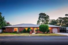  31 Wanstead St, Corowa NSW 2646 $445,000 Wow, this is one of the neatest and best presented quality homes you will see, and is within easy walking distance to all of Corowa’s services and facilities. This beautifully built home is off approx 28-30 squares, set on an easily maintained block of 679m2. With a tiled entrance foyer that leads to the right a large formal lounge and dining room or to the left large tiled family room into a meals area room then to the Tasmanian Blackwood kitchen with a butlers pantry. Leading off an extra wide hall are 4 bedrooms, the main with WIR and ensuite, all other bedrooms have double robes, and are serviced by a large bathroom. There is a separate toilet and a large laundry. Internally there are storage area’s in the hall and an office/study off the dining room. Climate comfort is ensured with reverse cycle ducted heating and cooling plus a natural gas log heater. Externally there is a huge timber all weather deck alfresco, a powered shed with concrete floor, a single car garage plus carport for the boat, trailer or van. All of this on an easily managed block of 679.4m2. Private and time friendly inspections are by appointment. 