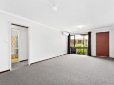 4/14 Brittain Street, Como WA 6152 $399,000 Privately situated at the rear of this small secure complex of 4, with a remote security gate across the driveway. This villa will impress and has been freshly renovated throughout, with a near new kitchen, brand new carpets and new paint throughout. Located in a super convenient street just 200 meters walk from Bread Espresso and Johnny's Fish and Chips. A short walk to bus stops, local parks and Penrhos. There is a spacious open plan living area with split system air conditioner. The kitchen is near new, modern and comfortable with stainless steel appliances and lots of cupboards and storage. Out the back is a great size patio and brick paved area, plus lush green established gardens. The master bedroom is very large with a bay window, split system air conditioner and 3 door built in robe. The bathroom is clean and tidy, perfect to transform to your own style and taste in the future. There is a huge separate w/c adjoining the bathroom, perhaps you could investigate if its possible to combine to create a dream bathroom. At the front of the home the is a carport, along with a lockable storeroom. First time on the market in 29 years, act quickly to avoid disappointment. Call, email or SMS to view. Russell White 0419 903 598