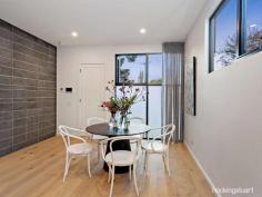 189 Princes StPort Melbourne VIC 3207 $1,850,000 - $1,950,000 Superb design and a magnificent interior are at the heart of this new rear north-facing town residence, where every luxury comes standard. Studio 35 Architecture has created a three-level home that excels with premium finishes and fixtures. The modern exterior reveals a wide entrance hall with two spacious ground-floor bedrooms one featuring a private landscaped courtyard and both bedrooms enjoying BIR’s and a central luxe sparkling bathroom. Up to the first floor, the living and dining spaces are either side of the high-end Corian kitchen, with Miele integrated refrigeration, two Vintec wine fridges, induction cooktop, and two ovens. Living room fitted with custom-designed entertainment unit with sliding doors opening to the balcony perfect for indoor/outdoor entertaining. Make your way up the timber staircase with concealed LED handrail lighting and arrive at the bespoke study area opening onto the north-facing terrace with breath-taking uninterrupted city views. The master bedroom retreat is positioned privately on the top floor. This zone is an everyday indulgence like no other, featuring clerestory timber-lined ceiling, pendant lighting and a state-of-the art ensuite. Watch the Spirit of Tasmania dock and depart from the front balcony. Be the first to call the spectacularly designed home yours with further highlights including, heated concrete and bathroom floors, each room with their own split system heating & cooling, matte black accents throughout the home for added sophistication, cleverly hidden laundry on the ground floor, secure home security system, planter boxes with self-watering system, ample storage and a remote garage. All of this just moments from Bay Street shopping precinct, Port Melbourne Beach and the Light Rail for easy CBD access.