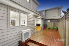6 Clarendon St Yarraville VIC 3013 $1,050,000 - $1,100,000 Designed to capture lots of northern light, complemented by the convenience of a quiet setting so close to the village, this free-standing contemporary residence delivers 3 bedroom 3 bathroom desirability. _striking, stylish external lines create a great first impression _north-facing living/dining areas of appealing dimensions _open-plan kitchen features Bosch stainless steel appliances _stone benches and soft closing storage confirm the quality _sunny, decked courtyard defines the northerly backdrop _downstairs bedroom accompanied by a fully-tiled ensuite _2 upstairs bedrooms, each with its own ensuite, fully-tiled _individual split system heating/cooling enhances each room _downstairs powder room, storage and European laundry _garage with excellent storage, additional off street car space
