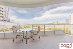 705/4 Como Crescent Marina Southport QLD 4215 $635,000 A modern complex located right on the Broadwater and adjacent to the new Sundale Shopping precinct incorporating Woolworths and a variety of retail outlets. Walking distance to the light rail, restaurants and beaches. . Stunning fully furnished 2 bedroom plus study unit comprising 147 m2 of floor space. . Galley style kitchen with gas cooking . Open plan living and dining area which flows out onto the large balcony where you can enjoy the spectacular views of the the broad water. . Master bedroom has large en-suite and walk in robe. . Remote control split air-conditioners in every room . Separate Laundry . Undercover security car parking. Features of the complex include indoor heated pool & spa, sauna and gym.