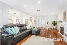44 MILLCROFT WAY BEAUMONT HILLS NSW 2155 $940,000 - $980,000 Rewarding in space, serenity and privacy, this brilliant residence presents a dual-level design enhanced with a series of bespoke inclusions. Providing a level of luxury and quality that is often sought, yet rarely found within this price range. Nestled in a supremely quiet, family-friendly street and only a short stroll to a spectacular natural reserve and newly opened sporting fields, along with easy access to transport links and multiple shopping, dining and entertainment precincts. -Suiting most family dynamics, it features fabulous, open plan living areas including lounge and dining room, all complimented by beautiful hardwood timber flooring. -The designer kitchen will impress even the most discerning of chef's. Showcasing superb quality and craftsmanship, the 'galley' style kitchen boasts ample storage facilities with soft close cabinetry, 20mm quantum quartz bench tops, quality stainless steel appliances, built-in bar fridge and large island bench. - Accommodation boasts 4 large bedrooms upstairs, all with built in robes, while the master bedroom is complimented by the stylish ensuite and fitted out walk in robe. -Two beautifully renovated bathrooms feature floating cabinetry, stone vanities and quality fixtures and fittings. Generous well-equipped family bathroom featuring a bath tub and separate toilet services the rest of the accommodation. -An upstairs rumpus room provides additional living space for the whole family -Step outside to the large alfresco dining area, overlooking the landscaped gardens and manicured rear yard, where you can entertain family and friends all year round or splash around in the salt water plunge pool with water feature. -Extras include: fully renovated powder room and laundry, ducted air conditioning, double automatic garaging, LED down lights and more. Local Amenities: -Beaumont Hills Public School & Kellyville High School catchments -3km to Rouse Hill Town Centre -3km to future Rouse Hill Station -1.9km to future Kellyville Station and current Riley T-Way stop -500m to buses on Windsor Rd -2.6km to Beaumont Village Shops This residence is truly magnificent in every aspect and for the right buyer, provides a level of luxury, not found in this price range.