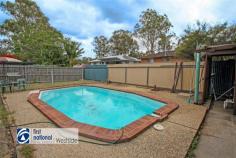 5 Bannerman Street Riverview QLD 4303 $225,000 This property would suit either an investor looking for a property with a tenant already in place; or, an owner occupier that is looking for an entry level property, with a few extras you do not often find in this price range. Yes, you can probably find some putty and paint work that needs doing; but, at this price the property represents great value. For the investor, the current tenant, who has been at the property for approximately 8 years, is on a periodic lease paying $225 per week. He has indicated that if the property is sold to an investor that he may be interested in staying on. For the Owner Occupier this property provides a great opportunity for a young family that would enjoy the benefits of the pool and the shed, things rarely seen in this price range. For those with young children the Local Primary & Pre School is at the end of the street, approximately a 500 m walk. At a Glance: - 3 bedrooms mid-set style home (4 steps through front door) - Brick Pier with cement sheet inlays under the windows construction - Concrete tile roof - Drive through Single Carport to a - Free standing Double Lock up Garage - In-ground pool - Property is on metered Town Gas - Solar Panel Array on roof - Instantaneous gas hot water system approximately 1 year old - Current tenant paying $225 per week, on a periodic lease has been at the property for approximately 8 years and has indicated may if possible stay on - Fully fenced 640 m2 approx. block Inside: - Timber floors throughout - Functional kitchen that overlooks the backyard and pool - Shower over the bath and separate toilet - Open plan living area with combustion stove - Separate laundry Location: - Approximately 1.9 km to the Redbank Plaza Shopping Centre * - Approximately 500 m to Riverview Primary & Pre School * - Approximately 1.4 km to St. Peter Claver College * - Great Access to Ipswich Road and the Logan, Cunningham & Warrego Highways