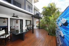 3 Coachmans Close Sapphire Beach NSW 2450 Experience the views of Sapphire Beach and Split Solitary Islands.Immaculately presented,this beautiful home has a flowing floor plan perfect for the growing family.With attention in mind the home features a gourmet kitchen with beautiful stone bench-tops, quality electric appliances and open plan living that leads out onto a large entertaining deck with a relaxed beachside atmosphere with panoramic ocean and island views.The master bedroom has access to the entertaining deck as well as a large walk-through wardrobe and a 2 way bathroom.Downstairs there are 3 bedrooms,open plan living and laundry.Additional features include air conditioning,ceiling fans,double lock-up garage and double roof insulation.Leave the busy world behind and come home to your sanctuary.