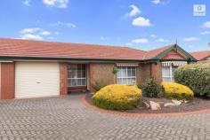 2/5 Radstock Street Morphettville SA 5043 $349,000 - $369,000 Sited within a well presented small group of quality Strata Titled homettes this single level property is perfect for the couple or single looking to downsize in style. With semi formal Lounge and dining this homette flows well and allows spaces to be on your own or together as you wish. Upgraded kitchen has great light from the East – perfect in the morning and shaded from the hot western sun in the afternoon and overlooks the covered outdoor area which is perfect for a relaxing breakfast. The master bedroom has a more spacious feel with a bay window and also has built in robes. The bathroom is original but quality and has separate toilet for convenience. A lockup garage with auto roller is a wonderful feature not just for added security but also divides you from the other unit. You main living areas and bedrooms do not adjoin any other unit. Close to parks, shops and transport this home will be popular with a large range of buyers including investors and first home buyers but it is perfect for the single or couple not ready for the retirement village. If you are contemplating a move but haven’t found that perfect homette – here it is – don’t delay as it must be sold.