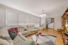 65 SHEPPARD ROAD EMU PLAINS NSW 2750 $739,000 - $779,000 Positioned in one of Emu Plains most sought after locations within only a short walk to the Nepean River, Emu Plains train station, Lennox Shopping Centre and local schools, this 5 bedroom home offers a great opportunity. With a spacious undercover entertaining area overlooking the spacious backyard and sparkling in-ground pool. > 5 Bedrooms plus study, ensuite and walk in robe to main > Large lounge and separate sunken dining area > Great sized kitchen with separate meals area > Plantations shutters, polished floor boards and air conditioning > Tandem lock up garage plus carport + in-ground swimming pool