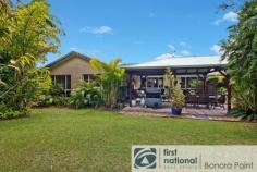 85 Avondale Drive Banora Point NSW 2486 $650,000 - $665,000 Set in the popular Banora Waters Estate, this low maintenance single level home provides an idyllic family haven of privacy, comfort and convenience. Privately situated on an 817m2 block with only one adjoining neighbour and tranquil leafy surrounds, this welcoming family home is ideally located with a host of lifestyle options only a short stroll away. - Designed for easy living with an effortless indoor/outdoor flow - Seamless free-flowing light-filled interiors with neutral tones - Four bedroom family home, three bedrooms with built-in wardrobes, spacious ensuite and a leafy outlook to the master. - Stylish well-appointed kitchen with plenty of cupboard space - Large covered outdoor entertaining area ideal for alfresco dining - Level 817m2 block with side access and plenty of room for a pool and the kids to play - Double car garage with internal access and loads of room for off-street parking - Lovely tropical gardens create privacy and a sense of peace and serenity - Rental potential $620-$640 a week - An easy stroll to schools, shops, doctors, clubs and public transport - A short drive to Tweed City, the Gold Coast Airport, and world famous beaches
