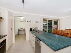 23 Jessica Close Raymond Terrace NSW 2324 $440,000 - $460,000 Ideally located between Maitland and Newcastle, this Raymond Terrace home is perfect for families who love to entertain. On hot summer days you can cool off in the saltwater, inground pool before reclining on the surrounding decking to enjoy a cool drink and a good book. There are also two covered, alfresco entertaining areas suitable for all occasions. The cosy entertaining area located directly off the dining area is ideal for those easy summer barbecues on a balmy night. At the rear of the home awaits a large, covered entertaining area that will cater for many guests should you wish to hold a celebration, party or just have the extended family on the weekend. Inside the brick and tiled roof home awaits a spacious family abode with two living areas, four bedrooms and a home office. It’s perfect for growing families and those who desire a work-from-home option, with the former single garage converted into a comfortable office and separate bedroom. The heart of the home is the centrally located kitchen, which is flanked by the dining area on one side and the large living room on the other. It’s a smart floor plan that allows each area to be used individually, without ever feeling closed off from the rest of the home. The kitchen features long laminate benches, lots of cupboard space, a large pantry and stainless steel appliances. It overlooks the tiled dining area, where a slow combustion wood heater works to keep you warm and adds a warm, relaxing atmosphere to the home. The living room is also sure to impress with its generous proportions, large picture windows on either side which make it lovely and light and split-system air conditioning for comfort all year round. The master suite lies at the front of the home and features a box bay window, that would work beautifully as a reading corner, while a mirrored triple door built-in robe provides plenty of storage and an ensuite offering an oversized shower. There’s also a split-system air conditioner in the master bedroom. Two of the three remaining bedrooms have built-in robes, while the third, which is attached to the home office, would be great for a teenager or extended family member should you wish to use the office as a retreat or chillout space. The family bathroom has a separate shower and bath, large vanity and strip wall heater. The property is located within walking distance of the beautiful Grahamstown Lake, which has a boat ramp, while other nearby amenities include Grahamstown Public School, parks and local shopping. Raymond Terrace is about a 30 minute drive from Maitland and a 35 minute drive from Newcastle, giving you the option of working in the city but living in the country with an easy commute. SMS 23Jess to 0428 166 755 for a link to the on-line property brochure. Kitchen Walk In Pantry Built In Robes Air Conditioning Pay TV Cable/Sat Dishwasher Pet Friendly Outdoor Entertaining Area Shed Fully Fenced Decking In Ground Swimming Pool Solar Panels Gas Hot Water.