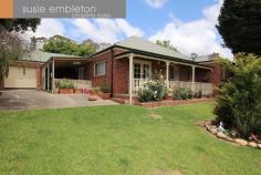 73 Bowral Rd Mittagong NSW 2575 $698,000 DOUBLE BRICK HOME IN THE AUSTRALIAN COLONIAL DESIGN THIS SOLID FAMILY HOME HAS MANY APPEALING FEATURES INCLUDING FORMAL AND INFORMAL LIVING AREAS, FRENCH DOORS TO SUNNY, NORTH FACING VERANDAH, HIGH CEILINGS AND DOUBLE GLAZED WINDOWS - IT IS VERY WELL PRESENTED WITH GREAT AMBIENCE AND REPRESENTS EXCEPTIONAL VALUE IN THIS CURRENT MARKET * Entrance hallway (tiled) from front verandah * Formal lounge with flued gas heater in brick surround * 3 large bedrooms * 2 bathrooms (ensuite to main) * Built-in robes * Tiled open plan dining and family rooms with ceiling fans and French doors to outdoor covered entertaining area and north facing verandah * Timber kitchen with 'Emelia' oven and gas cooktop, flue, dishwasher, breakfast bar, pantry and ceiling fan * 9ft ceilings * Double glazed windows * Laundry with cupboards and door to outside * Double drive-thru garage with auto doors * Landsize: 809m2 SET ON A FULLY FENCED, ESTABLISHED BLOCK - RELAX AMONGST THE ROSE GARDENS AND SPECIMEN TREES ONLY A TEN MINUTE LEVEL WALK TO THE CENTRE OF TOWN.