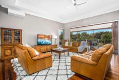 35 Timbertops Dr, Coffs Harbour NSW 2450 $995,000 Set amongst prestigious homes and just minutes walk to one of our regions best surfing beaches, this stunning family home is sure to impress. 3 spacious living areas provide a choice between formal or relaxed living and the elevated entertaining deck over looks the sparkling in-ground saltwater pool and established private gardens. The home chef will appreciate a well eqquipped kitchen complete with stone benchtops, glass splashback, gas cooking and loads of storage. This area forms the central hub of the home and flows to both the dining and living room with polished timber floors and high ceilings. The upper level is a genuine parents retreat boasting an oversize master bedroom, ensuite with spa bath and dual shower, plus a living room and sun deck all with ocean views. This is the prefect spot to unwind and relax away from the kids. Each of the 5 bedrooms feature reverse cycle air conditioning, large built in robes and are smartly positioned to provide privacy and easy access to the main bathroom. The man of the house will rejoice at the huge 4 car garage, plus there's a dedicated parking pad for your trailer with a secure gate.