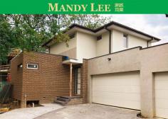 UNIT 4/14 FRANKCOM STREET BLACKBURN VIC 3130 Positioned in the middle of Laburnum and Blackburn train stations, it offers this double storey townhouse with a contemporary layout that has timber floor and quality carpets, stainless steel kitchen appliances and stone bench tops. Also features remote-control double garage, solar hot water system with gas booster, and it is fully landscaped. Downstairs boasts the master bedroom with WIR and ensuite, while upstairs offers 2 further bedrooms, a central bathroom and a rumpus room. Located just a few minutes walk to a train stop, park and shops. Please contact us to obtain further information. Consider purchasing now to save on stamp .
