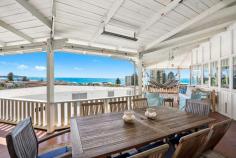 19 Frazer Street Collaroy NSW 2097 Rich in history and timeless period appeal, Chez Nous holds a private, elevated position in a premier beach side setting on 1,101sqm block with magnificent ocean views as its awe inspiring backdrop. Designed to capture winter warmth and cooling sea breezes, its charming interiors are enhanced with subtle modern enhancements, with a flexible floor plan catering for in-law/au-pair accommodation or potential income. It's located walking distance to seaside eateries, cinema, ocean pool, parks, B line city buses, the beach, tennis and golf clubs. A family holiday beach house, built in 1917 by wealthy grazer Frank Chisholm Wrap-around covered all-weather veranda, beautiful landscaped native gardens Eat-in kitchen with ocean views and European gas appliances, study nook Lounge room with fireplace and french doors, formal dining with bay windows Large bedrooms, main with study, walk-in, tidy baths, off-street parking for 8 cars Self-contained flat with separate lounge/dining, covered deck and courtyard FEATURES: Alarm System Built-In Wardrobes Close To Schools Close To Shops Close To Transport Fireplace(S)