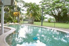 44 Thomas Court Bulgun QLD 4854 $480,000 This home in a rural like setting amongst other small acreages wold ideally suit a family. There are 5 bedrooms, a huge 72,000 litre pool, double garaging and a huge pool side under cover outdoor patio/living area plus an extra 5000 x 10000 under cover space. It appears to be very solidly built out of cement block with no expense spared. The kitchen is spectacular and recently installed and there is a roomy sunken lounge. There are split air-cons all throughout, bay windows and a circular drive way. The colourbond roof is only a few years old. (Undoubtedly this huge quality home would cost several hundreds of thousands of dollars to build today, given the quality and materials used). The property backs on to Wunga Creek and is fully fenced. It is located at Bulgun, a semi rural neighbourhood only 20 mins. from Mission Beach with lush tropical islands and the Great Barrier Reef off shore. Highly Recommended to View this Realistically Priced Gem! FEATURES: Air Conditioning Built-In Wardrobes Garden Pool Secure Parking Terrace/Balcony