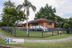 74 Diamond Street Riverview QLD 4303 $235,000 74 Diamond Street Riverview is positioned on the high side of the street and the dwelling sits well on the 683 m2 approx. fully fenced corner block. The dwelling is a mid-set style brick home that is set on concrete posts and comes with a concrete tile roof. There is a single carport for the family’s vehicle on the side of the house and for those with mobility difficulties there is a concrete ramp leading to the rear door at the back of the house. At a Glance information - The dwelling is a mid-set brick set style home set on concrete posts with a concrete tile roof - The property is a 683 m2 approx. corner block that is fully fenced - Security screens are present on the windows and doors - Property is on metered “town gas” - Austral style clothesline in the rear yard - Gas hot water system present - NBN box present - Concrete ramp at the rear of the property leading to the laundry - Sit and enjoy your morning coffee on the front porch - L-shaped lounge and dining area providing separate lounge and dining areas - Timber floors in the Lounge, Dining, hallway and the bedrooms - Lino in the wet areas (Kitchen, Laundry, Bathroom and Toilet) - Kitchen with laminated benchtops, an upright gas cooker and a pantry present - Three double bedrooms - All bedrooms have wardrobes that have been fitted out with shelves on one side, hanging space on the other and storage on top - Smoke alarms in each of the bedrooms and also in the hallway - Bathroom with linen pantry, shower over the bath and a 2 door wall mounted vanity - Separate Laundry with linen pantry - Separate Toilet - Approximately a 450 m walk to the Riverview Primary School * - Approximately a 600 m walk to St Peter Claver College * - Approximately a 2.8 km drive to the Redbank Plaza Shopping Centre *