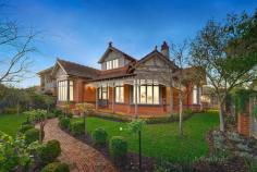 89 Gordon Street Balwyn VIC 3103 Meticulous attention to every conceivable design and construction detail gives rise to this magnificent Federation-style family residence located opposite parkland in the Balwyn High School zone. This substantial modern home built faithfully in the heritage style is beautifully presented showcasing exquisite period features, stunning contemporary quality and superb family spaces on a glorious 806 sqm north-facing rear garden allotment (approx.). Introduced by elegant 3.3m ceilings, the extensive 2-level layout comprises wide fretted hallway, executive study, 4 spacious bedrooms (BIRs/WIRs; downstairs main bedroom with huge WIR and luxury ensuite), gracious living room (OFP), elegant dining room, light-filled family/meals area opening to traditional wisteria-adorned veranda and impressive entertainment gazebo, Tasmanian Myrtle kitchen with Smeg/ASKO appliances, granite benchtops and walk-in pantry, 2.5 bathrooms, laundry chute, hydronic heating, ducted cooling, alarm, box bay and stained glass windows, solid Turpentine hardwood floors, generous storage, rainwater tanks/irrigation and remote-control double garage (via Elliott Avenue). Enviably situated at Balwyn's heart, this outstanding family residence is within easy walking distance of private schools, Whitehorse Road shops and cafes, Palace Cinema and the 109 tram to Kew and the city.
