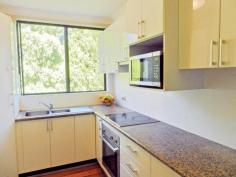41/10 Dural Street Hornsby NSW 2077 $585,000 Situated in the quiet and popular West side of Hornsby. A solid full brick 2 bedroom security unit in a beautiful leafy bushland setting yet only moments to fine restaurants, coffee bars, railway station, Hornsby Aquatic & Leisure Centre, Westfield and RSL Club. Solid timber flooring greets you with the kitchen, bathroom and laundry all updated. The spacious living room with pleasant decor looks out thru an undercover balcony. With the unit being top floor there is an added bonus of access to a massive rooftop terrace common area. Bush walks and bicycle tracks at your doorstop. A lock-up garage completes this amazing unit.