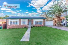 23 Corio Drive St Clair NSW 2759 $609,950 - $639,950 This quaint 3 bedroom home located in St Clair on a 627sqm block, oozes potential with features such as: * 3 bedrooms, 2 of which feature built-in's and an air conditioner * Neat and tidy kitchen featuring gas cooking overlooking a large spacious yard * Car accommodation is not a problem with side access to a carport leading out to a massive 2 car garage perfect for the home handy man to tinker or easy conversion to a sleep-out or parent retreat if so needed * Updated colourbond fascia & gutters * Lovely salt water in-ground fibreglass pool * This property also has the potential to house a granny flat (S.T.C.A) If you are looking for a home to start a family which is walking distance to schools, parks and public transport then look no further.