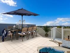 604 / 25 DIX STREET, Redcliffe - Waterfront Properties Redcliffe Penthouse with spectacular panoramic ocean views from private rooftop! With northerly views overlooking the peaceful park across the road and panoramic ocean views from each of the 3 bedrooms and living areas, this apartment is set in a resort style complex (complete with inground pool) and offers a low maintenance lifestyle enviable to seaside living. Located in the heart of Redcliffe, you are within just a few minutes’ walk to the cosmopolitan waterfront, on offer a variety of cafes, restaurants, shops, art galleries, RSL, hotels, walking/bike paths and laid-back lifestyle that people are moving here to enjoy. Redcliffe’s spectacular sandy beaches and lagoon are also within a 5-10 minute stroll. With a north-south aspect, this is a light-filled apartment. Enjoy the views out to Moreton Island whilst relaxing in the large living/dining area. This also allows an option with space for a large home office. “Calm” in Dix Street is complete with an on-site caretaker to ensure the complex is well maintained, with the exterior freshly updated recently. This is a secure complex with underground tandem car parking and includes a healthy body corporate balance currently. Pet friendly also, subject to body corporate approval. The panoramic views from the adjoining private rooftop are exceptional. Looking from the Glass House Mountains, Moreton Island and down to the Port of Brisbane (from 2 of the bedrooms), means you will never tire of the aspects on offer, and represents exceptional value, so call today to arrange your private inspection or feel free to come through the open home.