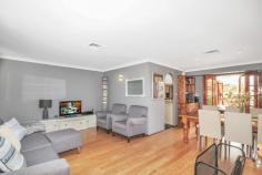 7 Trout Pl St Clair NSW 2759 $749,950-$789,950 634 sq metre block Ensuite Kitchen Built In Robes Air Conditioning Broadband Pay TV Cable/Sat Pet Friendly Outdoor Entertaining Area Shed Fully Fenced In Ground Swimming Pool Don't Miss Out If you are looking for a quality home to move right into with nothing to spend, this is a must see. Step inside this gorgeous brick home to discover an array of inclusions that will suit family living, first home buyer or investor. Positioned in a quiet cul-de-sac situated on a 634 sq metre block close to parks and easy access to the M4. This home gives you large open planned living with multiple family rooms, centrally located kitchen, ducted-air conditioning throughout and a huge outdoor entertaining area. 4 bedrooms with built-ins, main bedroom offers an ensuite. A tastefully renovated kitchen with gas cooking, dishwasher and stainless steel appliances with jaw dropping appeal. Main bathroom is a 3 way bathroom with quality finishes featuring Ceasar stone bench top and semi frameless shower screen to complete the package. Large driveway with room for 2 cars out the front. You will be immediately impressed with the quality timber french doors as you step outside to the awesome outdoor alfresco entertainment area overlooking your beautifully sparkling concrete in ground salt water pool. Other features include: plantation shutters throughout, spacious laundry, separate shed/storage, quality timber floor boards as well as slate tiling to complete the package as well as being freshly painted throughout. If you are looking for an exceptionally well cared for family home then look no further. Estimated rental return $550 per week