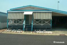Site 13/40 Southern Cross Drive Ballina NSW 2478 $289,000 The airconditioned dining and kitchen are separate to the good sized loungeroom. There are three bedrooms with built ins with easy access to the bathroom, which has a shower and vanity. The laundry is internal and the toilet is separate. You have a lovely long tandem garage with a remote control roller door and a garden shed for extra storage. Private back yard with easily maintained gardens and a nice front verandah complete the home. No stamp duty, no council rates and no body corporate fees. You may be entitled to rent assistance as this delightful manufactured home is situated in Pacific Palms Village. A pool in the complex and BBQ facilities and a short walk to Aldi complete the package. Unfortunately no pets allowed...