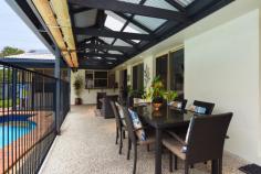 106 Goonawarra Drive Mooloolaba QLD 4557 $895,000 Spacious Family Home and only 800m to Mooloolaba Beaches If location is important to you – it does not get much better than being about 800m to the amazing Mooloolaba beaches and the infrastructure of the Sunny Coast lifestyle – and when you consider all that is on offer with this property – it’s an opportunity not to be missed! • The air-conditioned master bedroom has a generous and stylish ensuite and walk in dressing area and doors that open out on to the pool. • The other three bedrooms are all double in size with a wall of built in wardrobes giving plenty of storage space. • These bedrooms are serviced by a fabulous and funky main bathroom with a designer bathtub for two! • In addition to the bedrooms there is a spacious office. • Generous is the only way to describe the living areas which include a large formal lounge/dining area that is currently home to a billiard table. A feature of this room is the Bay window and views of the pool from your dining table. • The casual family room with split system air con is also very generous is size and extends to the outdoor living through double sliders. • For the entertainer, and the Den Mother, the kitchen is spacious and well appointed, offering ample cupboards and drawers and high-quality appliances. • Outdoor living is well catered for with an extensive ‘all weather’ fully covered deck that extends the length of the home – why would you ever be indoors! • The sparkling in ground swimming pool is a bonus and has the ideal northerly aspect and whether its Winter or Summer this is the perfect place to relax or entertain. • 9 Solar Panels to reduce your electricity bills, a double lock up garage with automatic doors and side access for the Van or Boat completes this quality, conveniently located home. Asking for Offers Over $895,000, homes like this are rare and do not remain available for long. Don’t delay – To inspect or for further details please call the Exclusive Agent Vicki Stewart today...