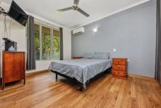 21 CALEDONIAN STREET ANULA NT 0812 $499,000 Situated on a large block of 952m2, this home has room to move. The spacious 9m x 8m ( approx.) undercover outdoor entertainment area provides the ideal setting for large gatherings with family and friends and there is plenty of room for the kids to play safely in the fully enclosed yard. Inside there is a roomy separate lounge and located off this is a study or potentially a 4th bedroom. The recently renovated kitchen with stone benchtops and ample cupboard space is adjacent to the dining area. There are three bedrooms all of good size. Bedroom two and three have built in robes and the master bedroom has an en-suite bathroom. The home has been well maintained and has split system air conditioners throughout. There are raised garden beds so you can grow your own veggies and a garden shed for your tools. Located in a quiet street this home is close to schools and shops.