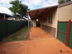A/4 Moondoorow Street Newman WA 6753 $225 000.00 This is the perfect property to add to any portfolio. Currently leased @ $400.00/week. With the position so close to town this modern 3 bedroom home will impress with its location and its presentation. There are quality floor tiles throughout with no carpet so maintenance will be a breeze and the split cycle air-conditioning will keep costs down. Small front garden and surprising large rear covered entertainment area only enhances the lifestyle on offer here. – 3 bedrooms – 1 bathroom – Split air conditioning throughout – Fully Tiled throughout – Quality kitchen with gas hot plates – Covered parking – Private entertaining are Property Features Villa 3 bed 1 bath 1 Parking Spaces Land is 273 m² Floor Area is 90 m² Carport Built In Robes..