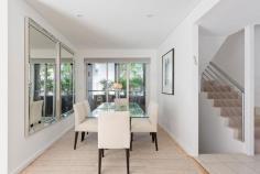 2/23 Birriga Road Bellevue Hill NSW 2023 With its idyllic northern aspect, this immaculate townhouse offers a low maintenance lifestyle of quality, tranquillity and privacy, all in an exclusive boutique security block of just five. Peacefully tucked away from the road in lush leafy surrounds, entertainers will be delighted with the bright dining room with separate alfresco terrace and generous living opening to an expansive courtyard. Special features include; + 3 double bedrooms (Master with walk-in/built-in robes, ensuite with bathtub and balcony), bedrooms 2 and 3 with built-ins and balcony access + Modern, gas kitchen with stone benches, stainless steel appliances, frosted glass splash-backs and twin sink + 2 sleek bathrooms on the upper level plus a separate guest powder room/WC on the lower level + Video intercom security, internal laundry, storage, timber flooring, ducted air conditioning; skylights + Secure DLUG with internal access; visitor parking available + Centrally located just a short walk to Bellevue Hill shops, golf course & Cooper Park, schools and transport & minutes to the heart of Bondi Junction and Bondi Beach..