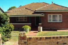 59 Newcastle Rd, Northam WA 6401 $229,000 Solid 3 bedroom /Brick and Tile home.Not far from the town centre, high school and swimming pool, close to the hospital and bowling club. Generous size rooms with high ceilings . a/c Huge Yard with lock -up garages a second w/c Please call Bob Davey For more details 0417 946 713 OWNER SAID SELL . Bob Davey Real Estate 9622 8499 Walk through of this proerpty can be found here https://www.facebook.com/bobdaveyrealestate/posts/3336363579725440 on our face book page