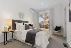 2/1 Birtles Street Balwyn VIC 3103 $1,050,000 - $1,155,000 This stylish and sophisticated single level town home newly renovated boasts sparkling designer style and modern convenience. Just a few minutes’ walk to the supermarket, cafes and city bus, this superb home is sure to impress. Located in a tree-lined enclave, it features a formal living and dining area bathed in northern sun thanks to the generous bay window. The brand-new chef’s kitchen features Caesarstone benchtops and stainless-steel appliances and overlooks an informal living zone. This immaculate abode also boasts three spacious bedrooms including a master suite with walk-in robe and ensuite. With a spacious courtyard, family bathroom with sumptuous fittings, powder room, laundry, split systems in every room, ducted heating, new flooring and double garage. Nothing to do but move in…