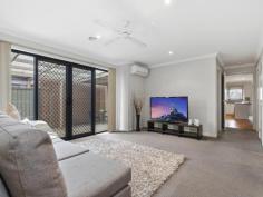 21 YARRA PARK DRIVE SEBASTOPOL VIC 3356 $300,000 - $320,000 One home owner, completely immaculate and perfect for either live in or investment purposes. This one is a gem! A well designed flowing floor plan that works well for growing families, light filled and spacious. A great property for busy lifestyles, an enclosed yard with a playground just a few metres at the end of Yarra Park Drive. Nearby is Delacombe Town Centre and Albert Street Shopping Strip. This home is held in a great area in Sebastopol that is renowned for both capital growth and great rental returns. Three great sized bedrooms with built in robes, master suite boasts walk through wardrobe and ensuite Bedroom two and three are serviced by the family bathroom, including separate bath and shower, toilet and vanity. Bedrooms are off the family area, a great sized second living space Open plan kitchen, living and dining space upon entry. Vinyl boards are in the main traffic areas great for cleaning, and bedroom three for option of home office/workspace/further playroom U shaped kitchen with ample benchspace and cupboards, Laminex benchtops, Westinghouse appliances including, electric oven, gas cooktop and dishwasher All windows are fitted with sheer curtains and block out blinds for privacy Central heating throughout the home, with ceiling fans scattered and split system in the family/second living space to service bedrooms Direct access from the single garage into the well sized dining space, and also into the outside undercover area Sliding doors, with security door takes us outside to the entertaining area, and low maintenance yard that also has a garden shed for storage 300m2 allotment, on own title, with one owner since construction located within walking distance to playground, local transport options, and short drive to Delacombe Town Centre, and Albert Street shopping..