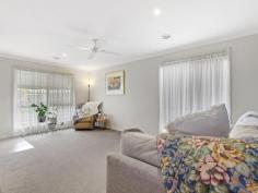 21 YARRA PARK DRIVE SEBASTOPOL VIC 3356 $300,000 - $320,000 One home owner, completely immaculate and perfect for either live in or investment purposes. This one is a gem! A well designed flowing floor plan that works well for growing families, light filled and spacious. A great property for busy lifestyles, an enclosed yard with a playground just a few metres at the end of Yarra Park Drive. Nearby is Delacombe Town Centre and Albert Street Shopping Strip. This home is held in a great area in Sebastopol that is renowned for both capital growth and great rental returns. Three great sized bedrooms with built in robes, master suite boasts walk through wardrobe and ensuite Bedroom two and three are serviced by the family bathroom, including separate bath and shower, toilet and vanity. Bedrooms are off the family area, a great sized second living space Open plan kitchen, living and dining space upon entry. Vinyl boards are in the main traffic areas great for cleaning, and bedroom three for option of home office/workspace/further playroom U shaped kitchen with ample benchspace and cupboards, Laminex benchtops, Westinghouse appliances including, electric oven, gas cooktop and dishwasher All windows are fitted with sheer curtains and block out blinds for privacy Central heating throughout the home, with ceiling fans scattered and split system in the family/second living space to service bedrooms Direct access from the single garage into the well sized dining space, and also into the outside undercover area Sliding doors, with security door takes us outside to the entertaining area, and low maintenance yard that also has a garden shed for storage 300m2 allotment, on own title, with one owner since construction located within walking distance to playground, local transport options, and short drive to Delacombe Town Centre, and Albert Street shopping..