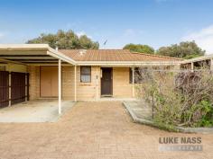 4/143 Railway Avenue Kelmscott WA 6111 $125,000 Why would you throw good money after good money away paying someone else’s mortgage, when you can buy and own this super 2 bedroom 1 bathroom unit set in a complex of just 5. Introduced to market at a super affordable price, this property will suit first homebuyers, down sizers, couples and investors, it is hard to beat for the price. With the aid of virtual furniture you can see for yourself how fabulous it can look, with a good size living and dining area and a pretty big kitchen too. Security screens and a nice sized private back court yard over looking the park top it off. The property is located just 200m to the Challis Train Station and a stroll to main shopping. Council rates $1736.62 pa Levies $299.25 per quarter Make no mistake, this is priced to sell. Call me now to inspect today.