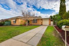 463 Kotthoff Street Lavington NSW 2641 $268,000 Set on a wonderful 765sqm block, this 3br brick veneer home is ideally located close to schools, transport, Lavington shopping centre and more. The home offers a spacious formal lounge with gas heating, reverse cycle split system air-conditioning, a newer styled kitchen featuring electric appliances including a dishwasher. The master bedroom boasts a large built-in robe, there's linen storage plus a separate laundry, separate toilet and semi-renovated main bathroom. Out back is an extensive garden area which includes a covered pergola where you can entertain etc, a lockable carport and a second shed/workshop. There is an additional carport behind the garaging, so you can easily store a boat or camper under cover. The yard is quite flat and easy care with loads of space to enjoy. If you are looking to invest, the tenants would be more than happy to look after the home for you and even re-sign a lease. The yield is currently $300.00 per week and there could be room for more down the track. The owner is a chippy and has certainly looked after the home and improved it since the last time I sold it to them.