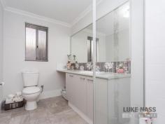 63 Barrington Avenue Champion Lakes WA 6111 $378,000 This floor plan could be all configurations (subject to approval), or you can have the extra living. Anyway you want, its a really good size. Lets talk location first. Just 70m to the waters edge Well , what a lifestyle. Imagine magnificent walking paths around the beautiful waterways of this international rowing venue, just at you doorstep or maybe you would prefer to get the kayak out. Maybe even the bike. (forget the Gym). Enjoy fantastic public open space and BBQ areas to meet up with friends and neighbors. Surrounded by top class homes and like minded people all the homes in this area are built to a high standard ensuring the security of your investment. This home is a perfect down sizer for those who don’t want to be a slave to the garden but still have some space. With all the internal finishing done to a high standard including beautiful tiles to living areas, reverse cycle air conditioning and tasteful decor throughout. Just move in here and get on with the relaxing. The floor plan is very flexible but as it is currently set up, you have a nice sized master with big robe and ensuite plus a second bedroom and adjacent second bathroom as well. The current dining can easily be the 3rd bedroom, plus you have a theatre room at the front (could be 4th bedroom). The main living is next to the well appointed kitchen boasting the all important dishwasher. This includes dinning and family rooms leading straight out to terrific private alfresco area. This area also joins the double garage which has its access from the rear lane way. Note. There is room here for a small caravan or trailer too via an rear extra gate. The garden is just beautiful and so relaxing. It is cool and private and the back alfresco is extra large just perfect for Summer. ( Not far away now ). This home is extremely well priced. Just look at the other homes in the area then call me for you private viewing. Features • Air Conditioning • Built In Robes • Dishwasher • First Home Buyer • Gas Hot Water Service..