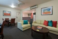  UNIT 3043/55 CAVENAGH STREET DARWIN CITY NT 0800 $470,000 Quality two bedroom, two bathroom dual key fully serviced apartment on a long term lease located in the heart of the city. Long term lease of 5 years expiring 2019 with 4 x 5 year options A fully managed investment property operated by Metro Serviced Apartments $14,800 per annum Management targets business contracts and corporate guests Spacious open plan living / dining area, full kitchen and separate bedrooms. The large main bathroom also contains the laundry. The second bedroom has private access from the main unit to provide studio accommodation including an additional kitchenette and en-suite bathroom. The bedrooms and living areas are carpeted and the unit is fully air conditioned. The unit has secure parking and an in ground pool within the complex. 
