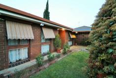 5 Scoresby Street KERANG VIC 3579 $168,000 Perfect for the retired couple this 2 bedroom unit is located only a block away from the train station & shops. Features include: • 2 Generous size bedrooms with built in robes • Spacious lounge room with electric heating & refrigerated air conditioning • Kitchen offers ample cupboard & bench space, electric stove & island bench • Central bathroom with separate shower, tiled floors, toilet & disabled hand rail • Tiled floor to laundry with built in cupboards • Private & secure low maintenance backyard with garden shed, good fencing and sun blinds • Single carport Put this on your must see list and inspect today!