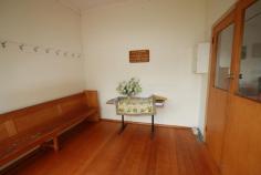 68-72 Henty Street Coleraine VIC 3315 $80,000 Spcaious hardiplank building situated on approx 1 acre block Polished timber floors and carpet in main hall and other rooms Full kitchen with servery to main hall Another small room off to the rear – could be used as a bedroom Entrance hall Toilet block located at rear of main building Rain water tank..