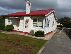 156 Emu Bay Rd Deloraine TAS 7304 $329,000 Neat and tidy three bedroom home on an approx. 700m2 fully fenced block. The house has cladding on the outside and some aluminum windows which gives you a reasonably low maintenance home. The home consists of open plan kitchen and dining room that leads into the lounge room with both wood and electric heating. Three bedrooms, bathroom with shower and vanity plus a separate toilet and laundry. There's a second toilet in the storage shed and a double garage, established gardens and rural and mountain views. Call for a private inspection, this property is currently tenanted.
