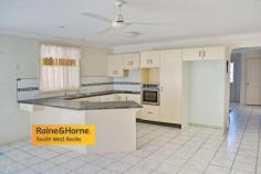 250 GREGORY STREET SOUTH WEST ROCKS NSW 2431 $449,000 Set amongst tastefully landscaped yards is this well cared for three bedroom home located across the road from The Rocks Shopping Fair. The family home features ensuite and air-conditioning to the main bedroom, extra large loungeroom, an abundance of storage cupboards and built- ins plus open plan tiled kitchen and dining with air- conditioning and gas heating. The huge undercover outdoor area with water, power and TV connections is serviced by a third toilet in the laundry - perfect for BBQ's watching the footy. The drive though auto door garage has room for your car, workshop and tools plus the golf cart. This property is a really good buy and those who hesitate will miss out.