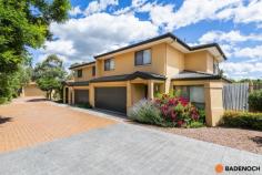 Unit 19/23 Temperley Street Nicholls ACT 2913 ***Although restrictions have lifted please remember COVID-19 guideline rules. Social distancing is to be respected. *** This immaculate 3-bedroom, 2 storey townhouse is nestled in Melaleuca in ‘The Gardens’ complex. This stunning home offers a lifestyle of convenience, elegance and comfort. Within close proximity to Nicholls shops, Gold Creek Country Club, Nicholls Early Childhood Centre, Gold Creek Primary School and High School, St. John Paul II College, public transport, Casey Market Town and Gungahlin Market Place. This prime location has everything to offer, while still being positioned in a private and peaceful location with a tranquil outlook over the Gold Creek Golf Course. The well-designed floor plan offers 2 separate North facing living areas, a large formal lounge with gas fireplace and dining area as you enter, the light-filled family area with the picturesque view of the lush golf course is sure to be the heart of the home. The kitchen includes a stunning stone benchtop, gas cooktop, dishwasher, stainless steel splashback and ample bench and cupboard space, everything a kitchen needs and more for your added convenience. Step outside onto the sunny alfresco entertaining area overlooking the private easy-care courtyard with private access to the golf course and enjoy this rare opportunity to reside in this highly sought-after location in effortless comfort and tranquillity. Features of the home include; 3 bedroom, 2 storey townhouse Master bedroom with ensuite including a corner spa, walk-in robe, balcony enjoying a leafy outlook Zoned ducted gas heating and ducted cooling Gas fireplace to lounge 2 separate living areas Modern kitchen with dishwasher, gas cooktop & stone benchtops Bedrooms 2 & 3 both with built-in wardrobes Immaculate full main bathroom complete with separate w/c 3rd toilet downstairs NBN connected Double garage with internal access Easy care courtyard with sunny alfresco entertaining area Private gate access to the golf course Tranquil Gold Creek golf course outlook from North facing living areas and master bedroom…