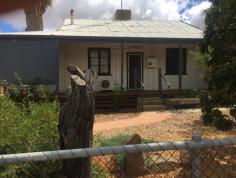 24 Johnston St Wyalkatchem WA 6485 $69,000 Jarrah framed, weather board and fibro clad with a tin roof on 1012m2. 3x1 all bedrooms are carpeted and all have ceiling fans. Bathroom has an indoor toilet and separate shower, a second toilet is located next to the laundry, refurbished kitchen with lots of cupboard and bench space with vinyl floorcovering, lounge is carpeted along with a split system air con, separate dining room adjacent to the kitchen also with vinyl floorcovering, outside laundry and toilet. Front veranda across the front of the house with an outlook across to a park, rear patio, entertaining area off the kitchen with access through a sliding door, a secluded area suitable for a spa. Ducted evaporative air conditioning cools the house. The property is fenced with super six, a large rear carport for two vehicles high enough to put the caravan in, a storage shed, plus garden shed, also rear access to the property. Wyalkatchem has most services including Dr, Hospital, Chemist, Police, high school to year 10, good shopping For any more information please call Eric on 0429886107 or to arrange an appointment to view the property.
